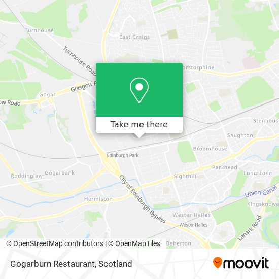 Gogarburn Restaurant map