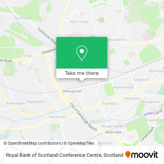 Royal Bank of Scotland-Conference Centre map