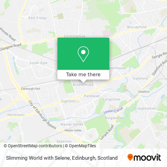 Slimming World with Selene, Edinburgh map