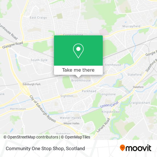 Community One Stop Shop map