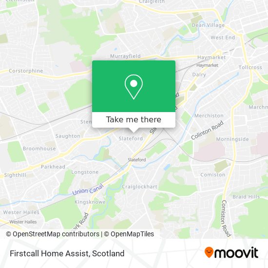 Firstcall Home Assist map