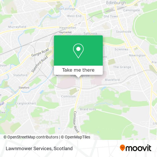 Lawnmower Services map