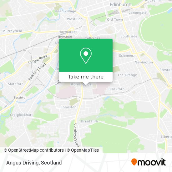 Angus Driving map