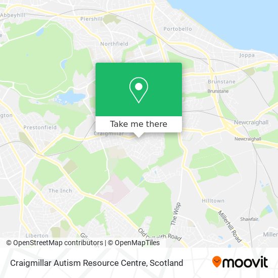 Craigmillar Autism Resource Centre map