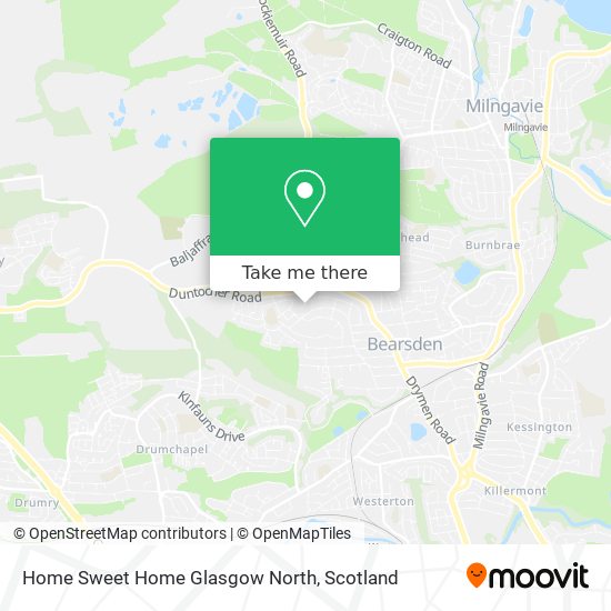 Home Sweet Home Glasgow North map