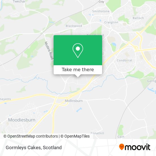 Gormleys Cakes map