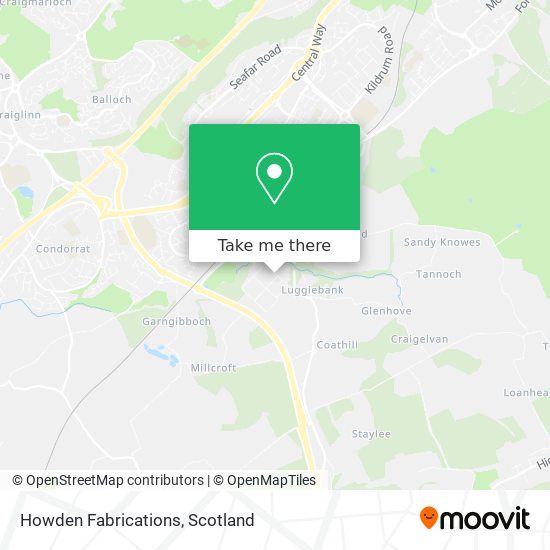 Howden Fabrications map