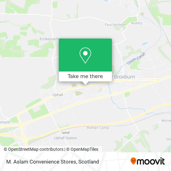 M. Aslam Convenience Stores map