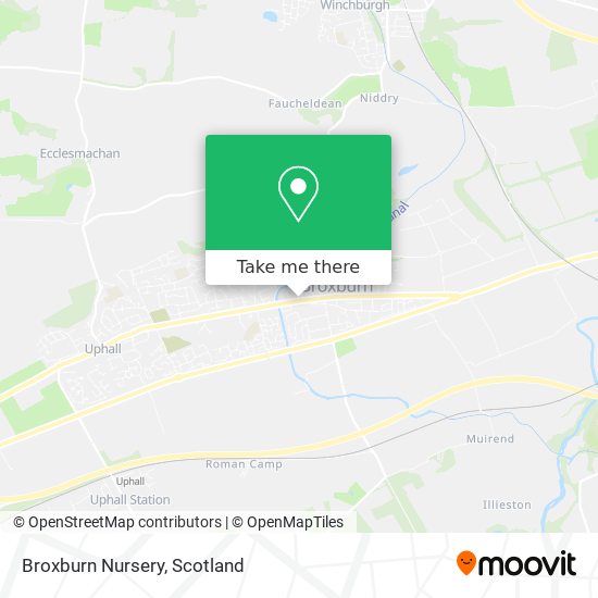 Broxburn Nursery map