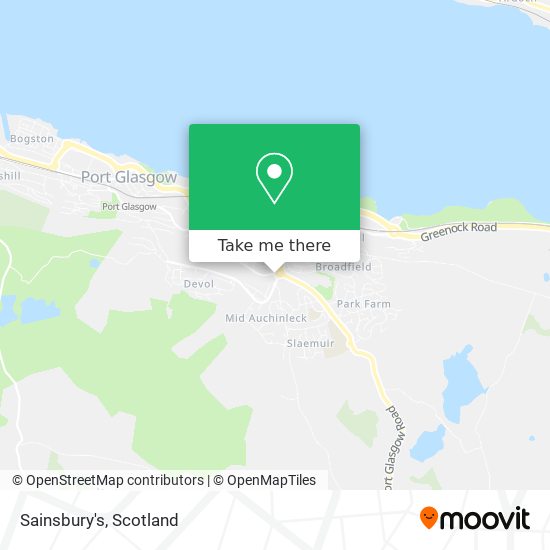 Sainsbury's map