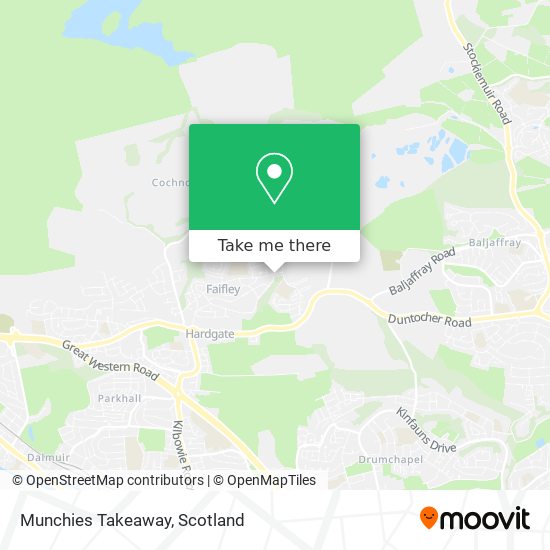 Munchies Takeaway map