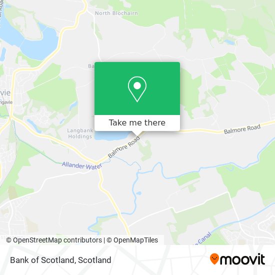 Bank of Scotland map