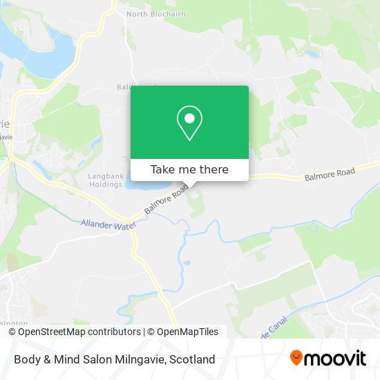 Body & Mind Salon Milngavie map