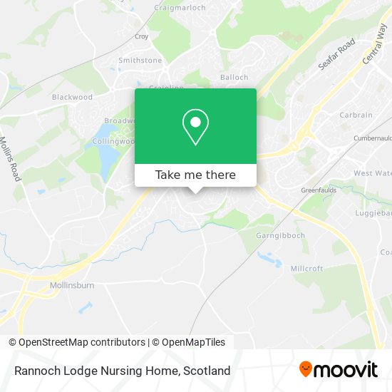 Rannoch Lodge Nursing Home map