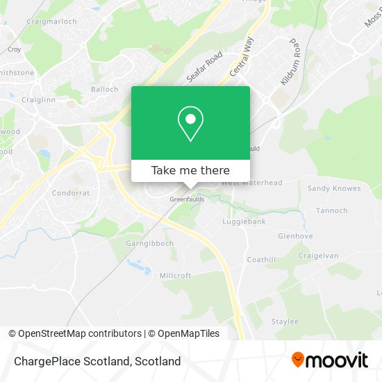 ChargePlace Scotland map