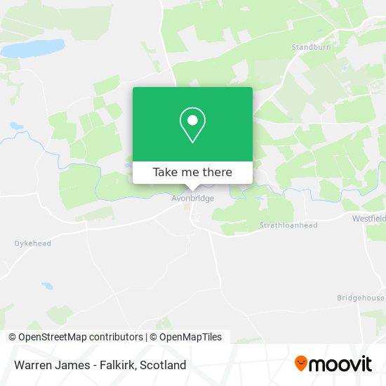 Warren James - Falkirk map