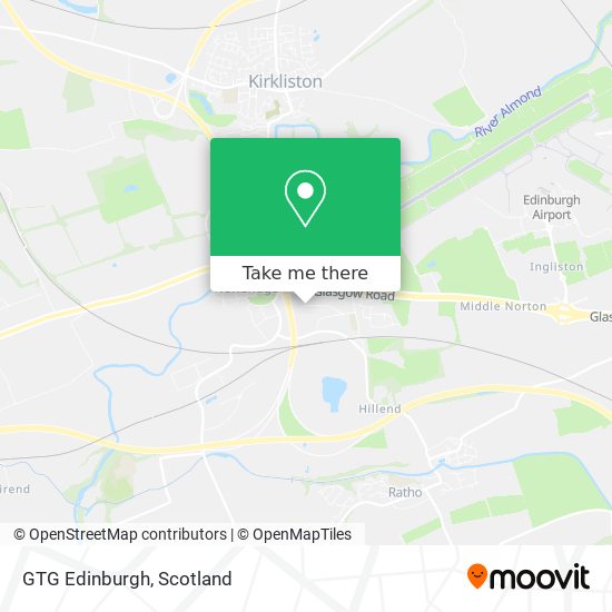 GTG Edinburgh map