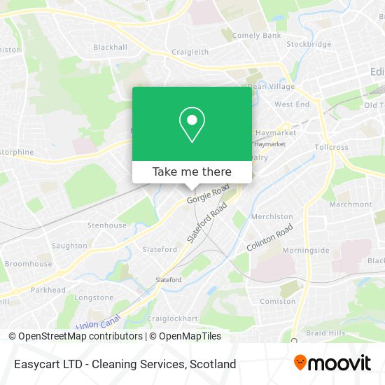 Easycart LTD - Cleaning Services map