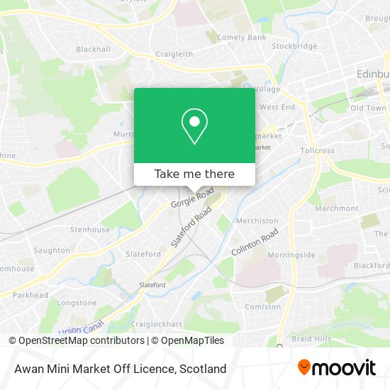 Awan Mini Market Off Licence map