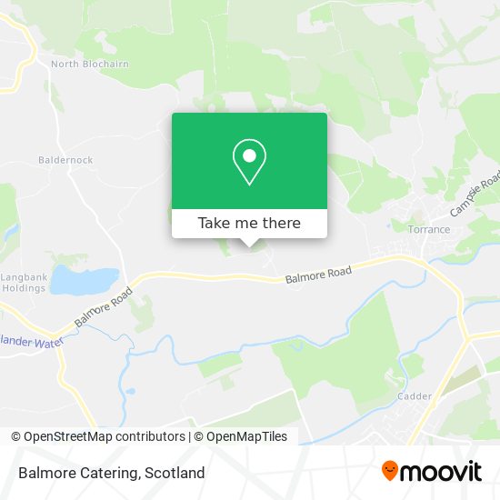 Balmore Catering map