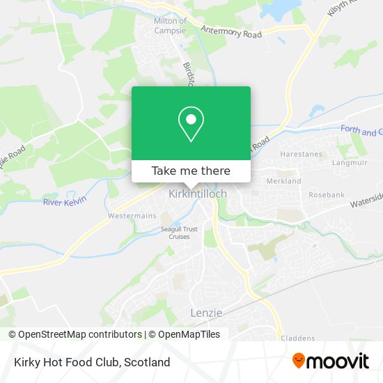 Kirky Hot Food Club map