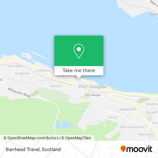 Barrhead Travel map