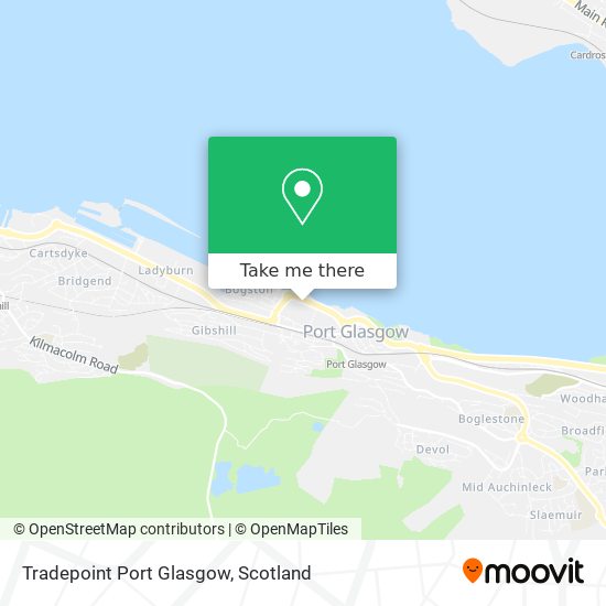 Tradepoint Port Glasgow map