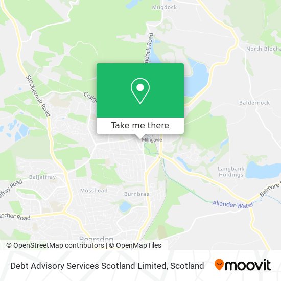 Debt Advisory Services Scotland Limited map