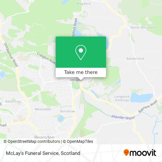McLay's Funeral Service map