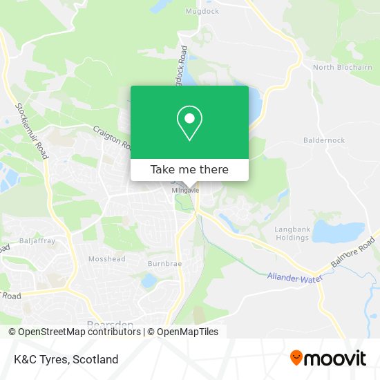 K&C Tyres map