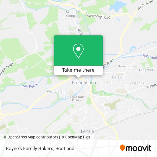 Bayne's Family Bakers map