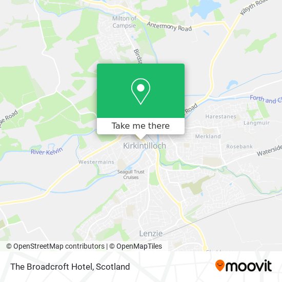 The Broadcroft Hotel map