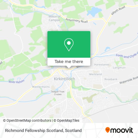 Richmond Fellowship Scotland map