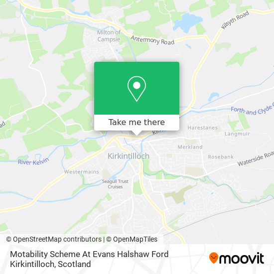 Motability Scheme At Evans Halshaw Ford Kirkintilloch map