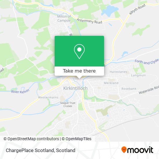 ChargePlace Scotland map