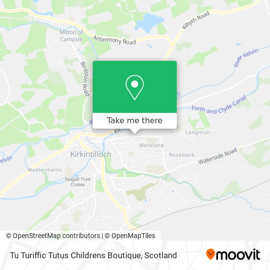 Tu Turiffic Tutus Childrens Boutique map