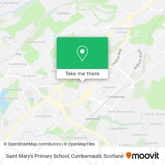 Saint Mary's Primary School, Cumbernauld map
