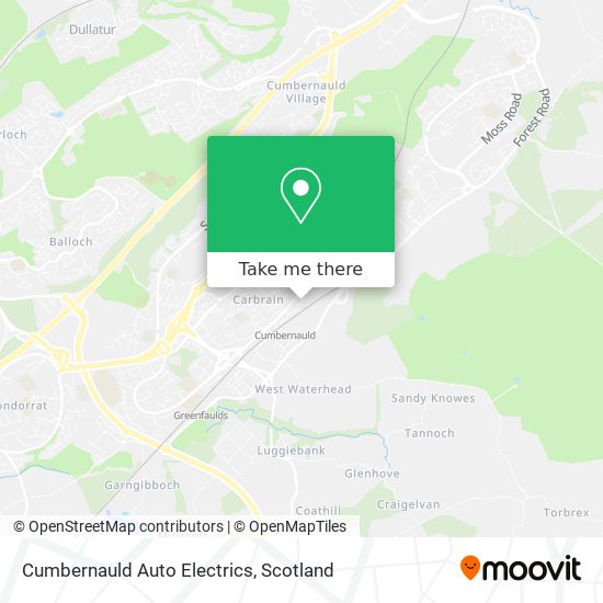 Cumbernauld Auto Electrics map