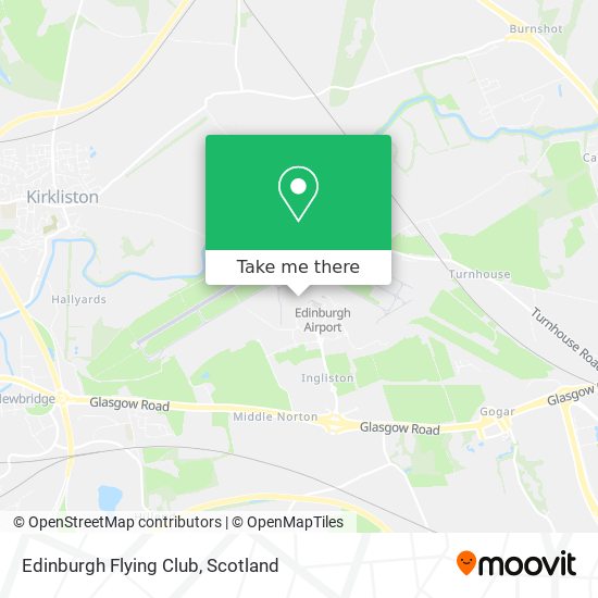 Edinburgh Flying Club map