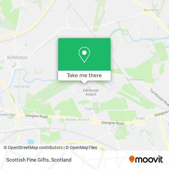 Scottish Fine Gifts map