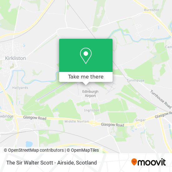 The Sir Walter Scott - Airside map