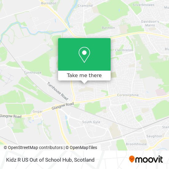 Kidz R US Out of School Hub map