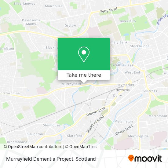 Murrayfield Dementia Project map