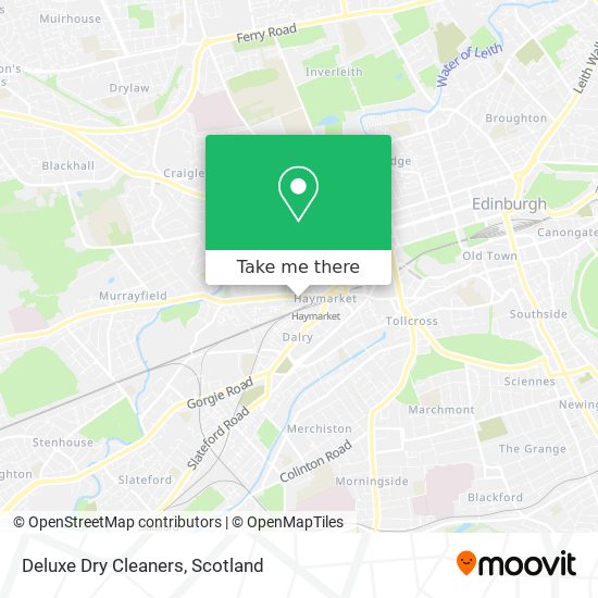 Deluxe Dry Cleaners map