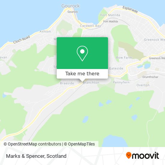 Marks & Spencer map