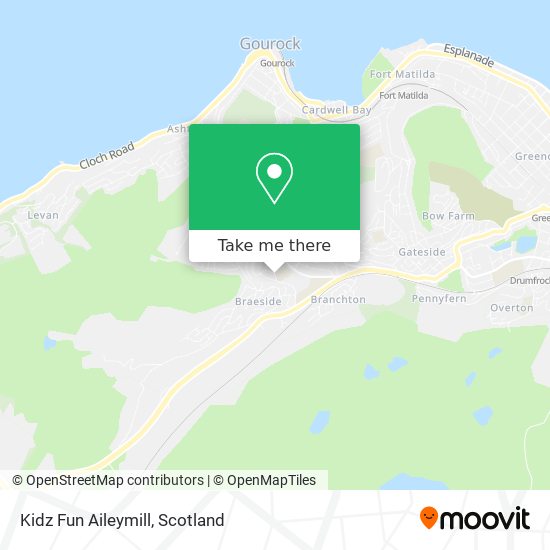 Kidz Fun Aileymill map