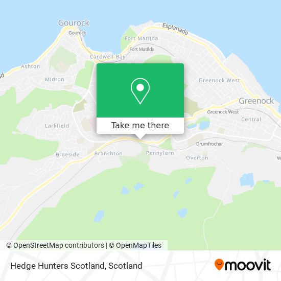 Hedge Hunters Scotland map