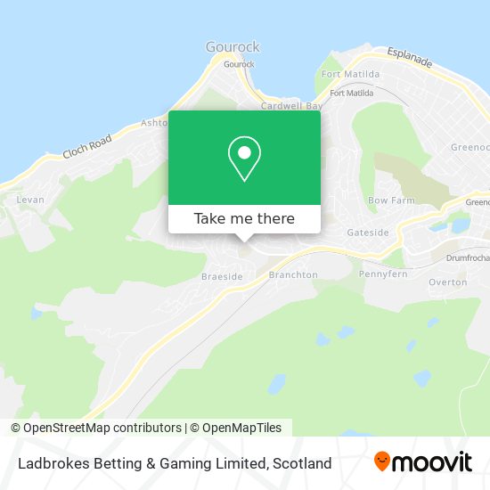 Ladbrokes Betting & Gaming Limited map