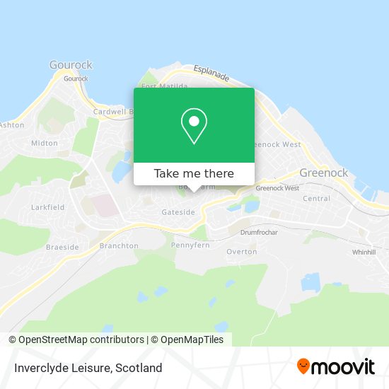 Inverclyde Leisure map