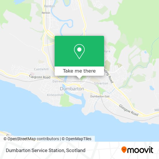 Dumbarton Service Station map